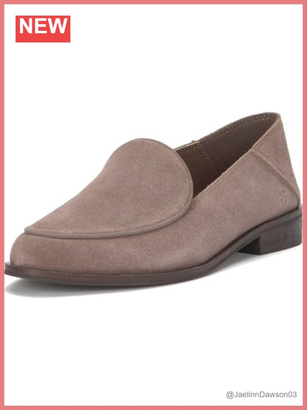 Suede Almond Toe Loafers Slip-On Flat Shoes Women's Casual